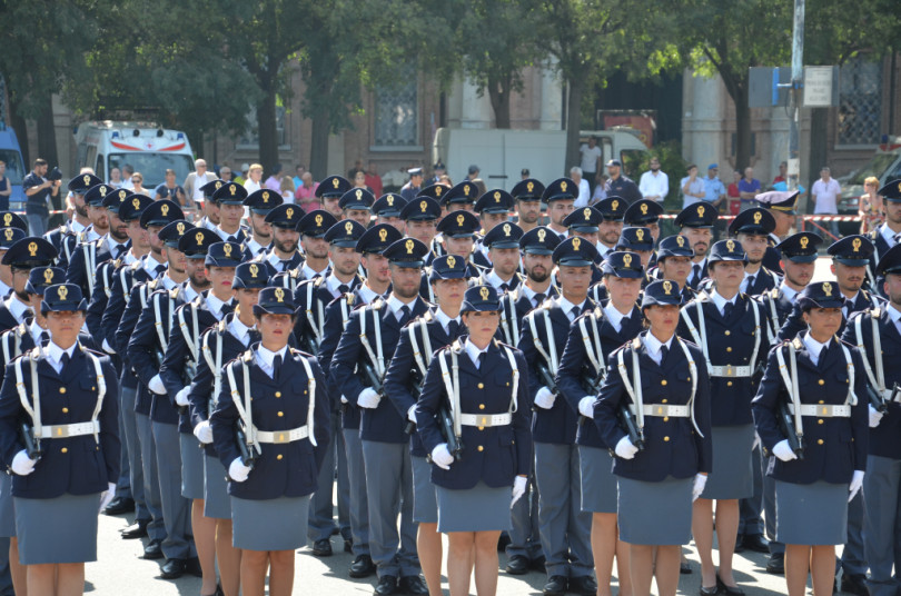 Il giuramento del 231° corso allievi agenti della Polizia di Stato